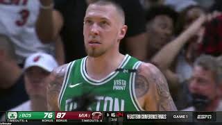 Daniel Theis Meets Dewayne Dedmon At The Rim To Reject His Dunk