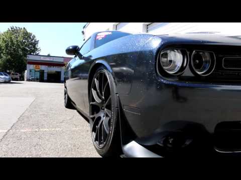 video:2016 Dodge Challenger Full wrap with Avery Supreme Wrapping film Black Milky Way in Seattle location