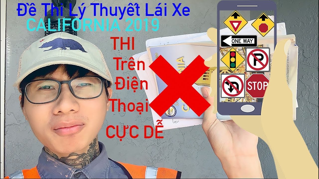 Thi Lý Thuyết LÁI XE California 2019... CỰC DỄ Trên ĐIỆN THOẠI (Part 2