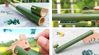 Bamboo slingshot - Great idea from bamboo