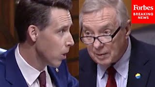 'That's The Kind Of Conversation We Have Here Unfortunately': Durbin, Hawley Clash During Hearing