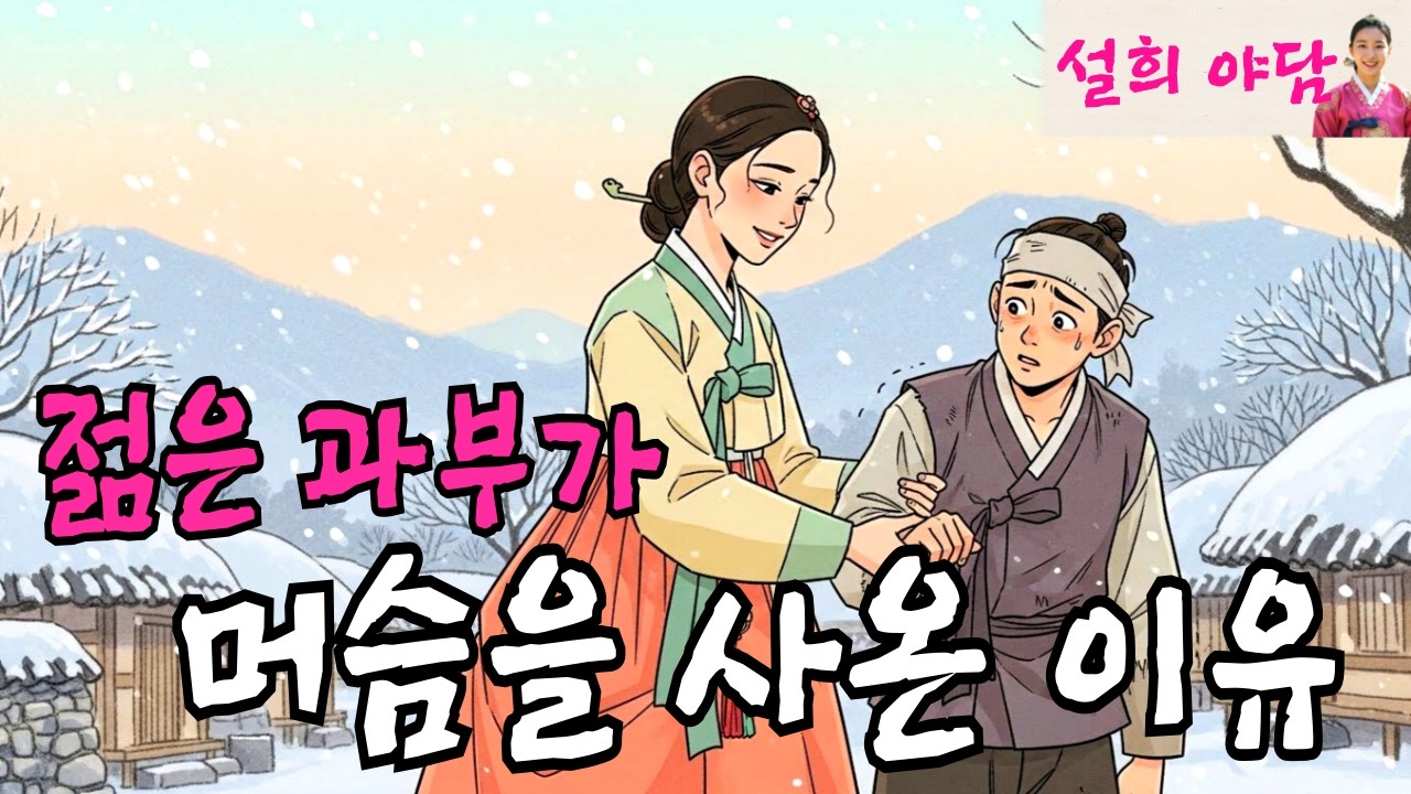 젊은 과부가 전재산을 다주고 총각 머슴을 데려온 이유