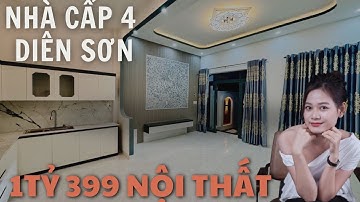 Nhà cấp 4 Diên Sơn mới 100%, nội thất cơ bản giá 1ty399