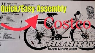 Fast and easy way to assemble Infinity Boss Three Disc Bicycle in less than 8 mins
