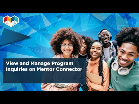 View and Manage Program Inquiries on Mentor Connector