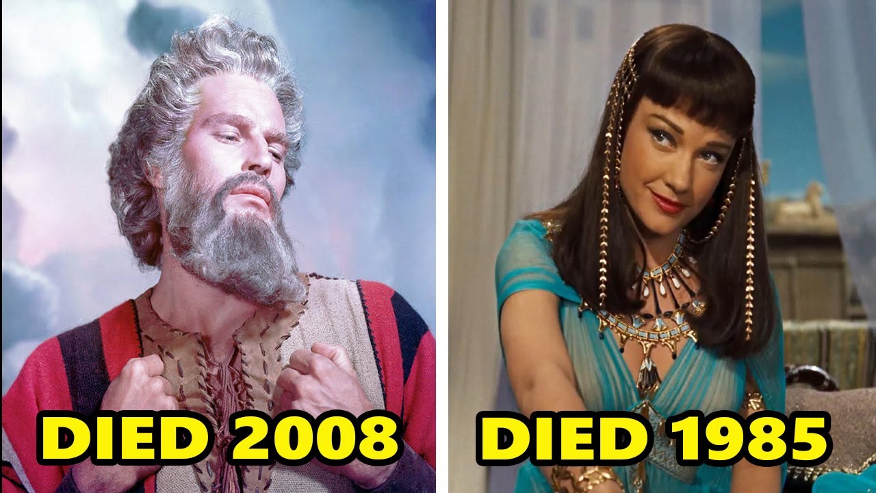 The tragedy of the main cast of  The Ten Commandments 1956