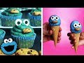 How to Make Cookie Monster Brownies, Cupcakes and Ice Cream Cones | Easy Dessert Ideas by So Yummy