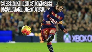 3 Essential passing and first touch drills EVERY PLAYER should master!