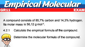 Exam Empirical Molecular Grade 11