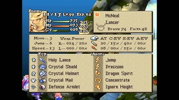 FFT 1.3 lv99 - Zirekile Falls
