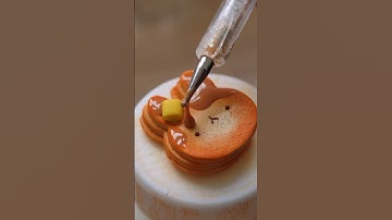 sculpting bunny pancakes :) #polymerclay #smallbusiness