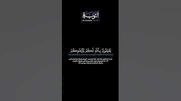 سورة التوبة الآية 62-63 الشيخ الدوسري #قرآن #quran #guidance #لايك #ترند #uae