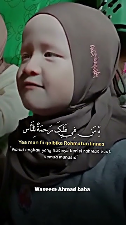 Yaa Man Shollaita Bikullil Anbiya'Yaa man fii qolbika Rohmatun linnas