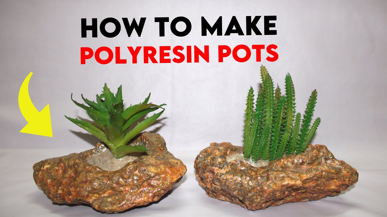 How To Make Polyresin Pots | Make Polyresin Planter | Small size Faux