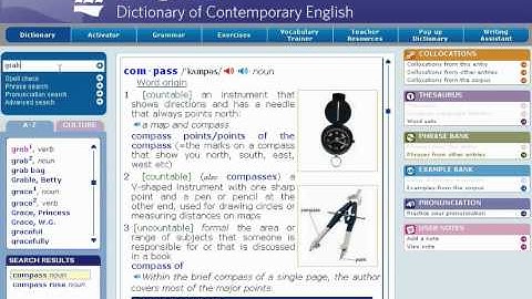 5 LDOCE DictionarySearch