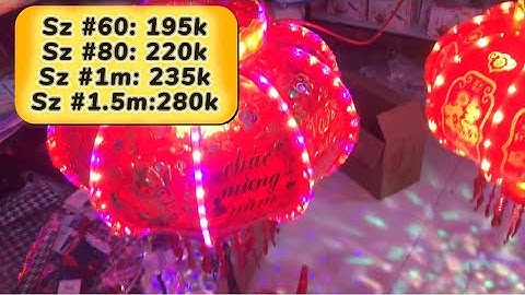 Lồng đèn điện xoay 360 độ giá rẻ chỉ #195k LH: 093 856 4048 #longden #caudien #tet2026 