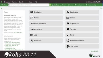 Koha 22.11 on Windows 10 :)