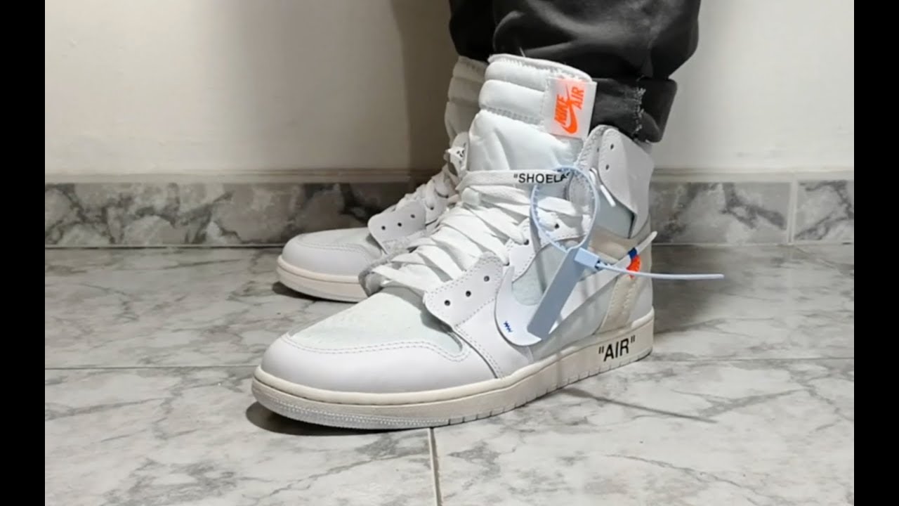 JORDAN 1x OFF WHITE NRG / REVIEW + ON FEET (EN ESPAÑOL) - YouTube