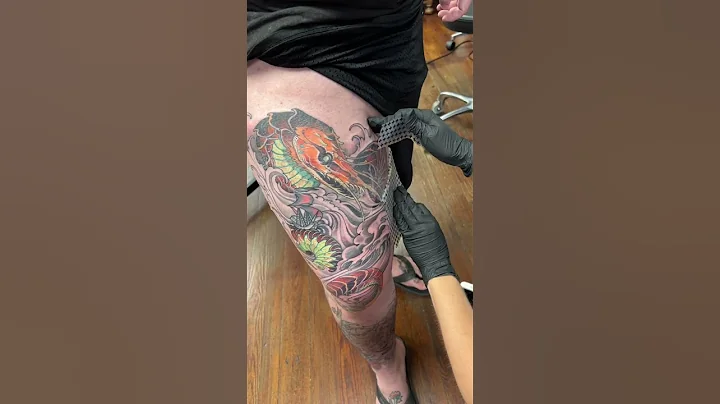 Artist Teresa Sharpe using Derm Shield on this sic...