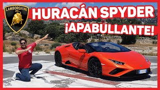 LAMBORGHINI HURACÁN EVO RWD SPYDER | PRUEBA a FONDO | ¿Mejor que un FERRARI F8 Spider?