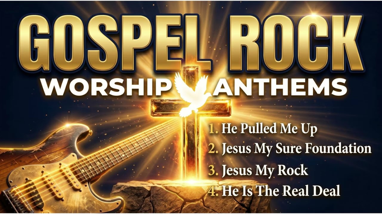 Gospel Rock Praise & Worship Mix | He Pulled Me Up, Jesus My Rock, He Is The Real Deal