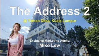 The Address 2 @ Taman Desa - Only 1km to the SMART Tunnel entrance! 1,336sqft: 3 1R, 3B unit review