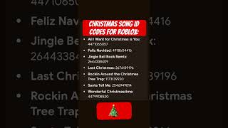 Christmas song ID codes for Roblox: #christmas #roblox