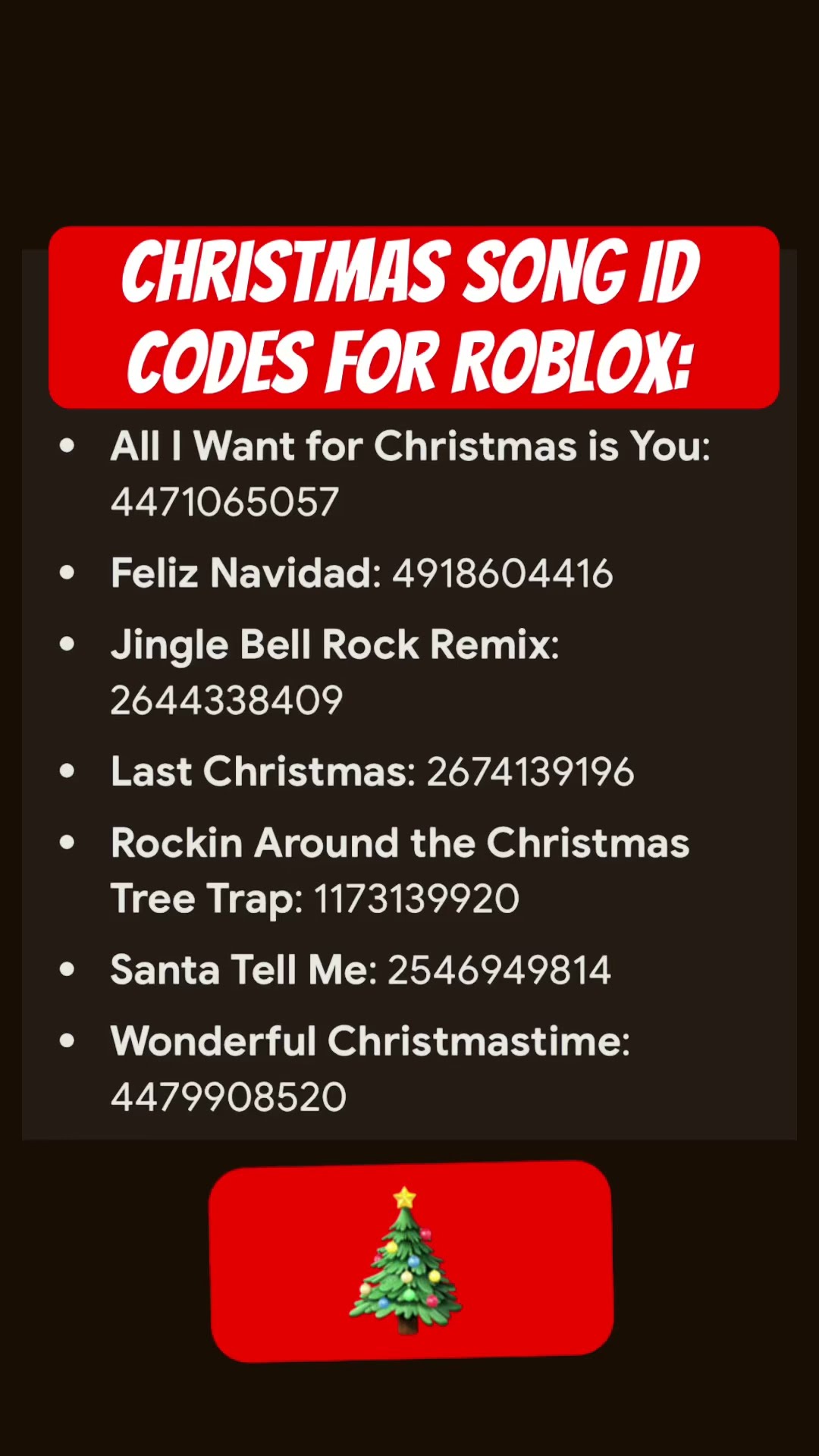 Christmas Song ID Codes For Roblox Christmas Roblox YouTube Oar2 