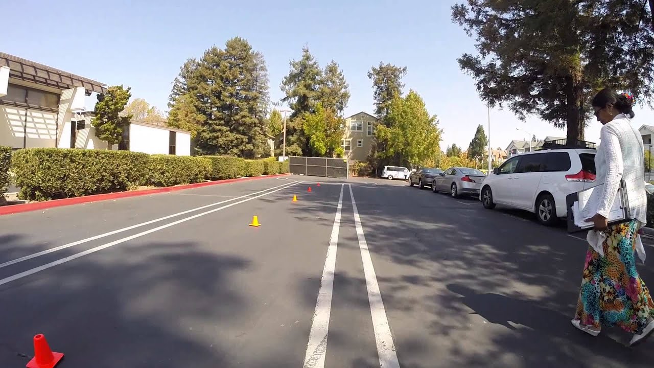 California DMV Motorcycle Test - YouTube
