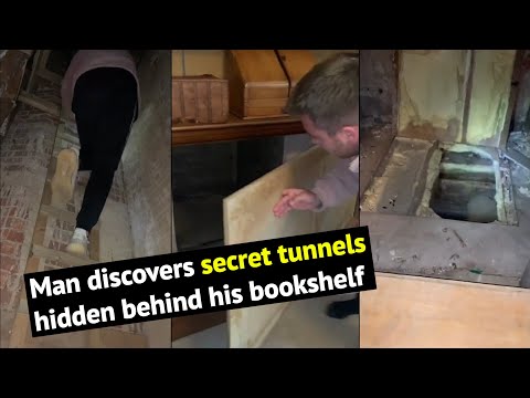 Man discovers secret underground passageways under home