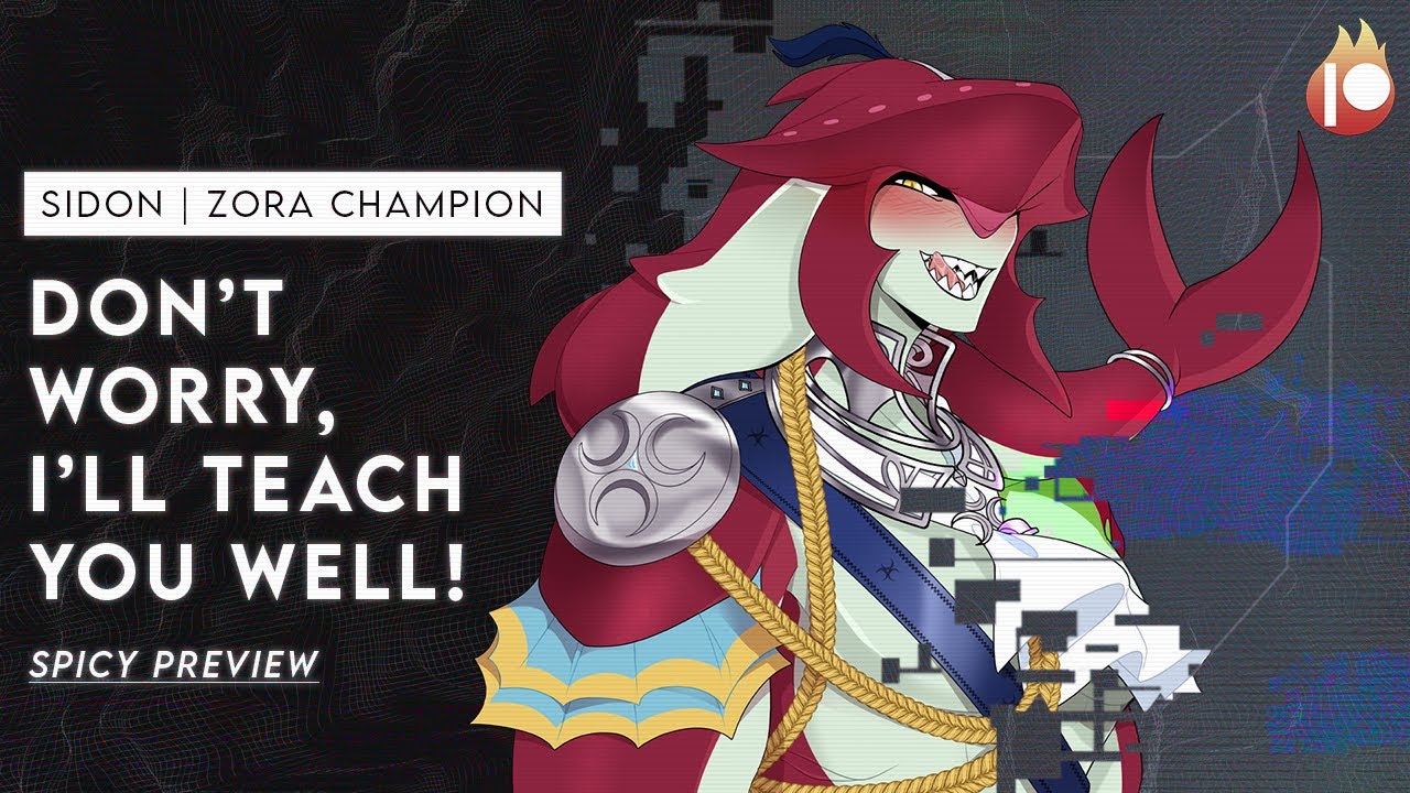 ASMR Roleplay: Sidon's Private Swimming Lesson Gets SPICY!? Flirty Motivation & Kisses!