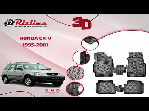 Rizline Honda CR-V 1995-2001 3D Havuzlu Paspas
