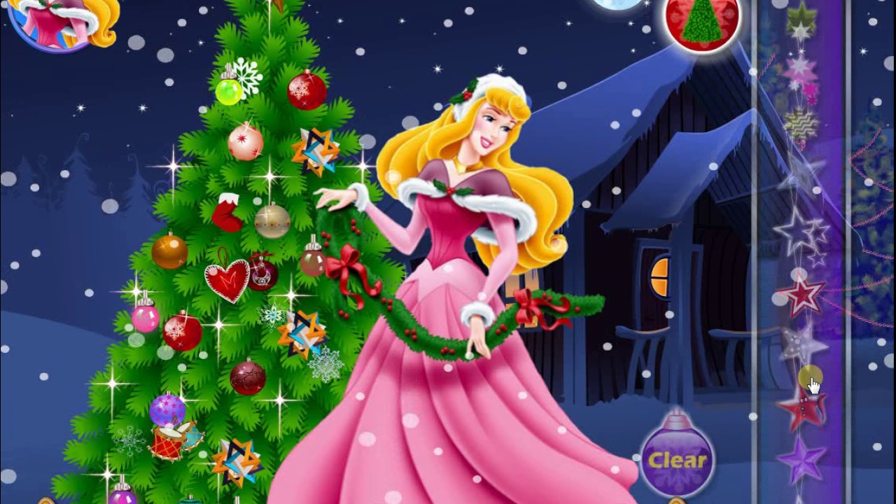 Free Auroras Christmas Tree -Baby Games - Disney Princess Game HD