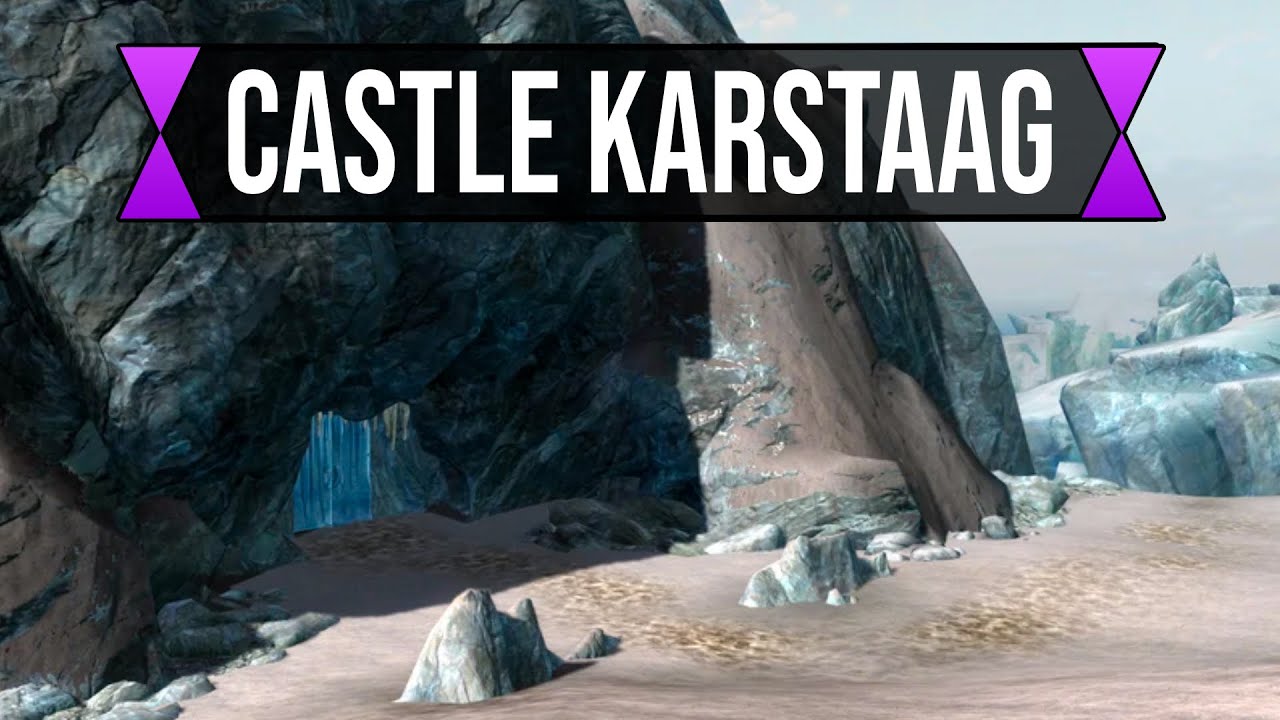 Castle Karstaag Ruins Skyrim YouTube