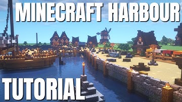Hoe je een haven in Minecraft Survival helemaal zelf maakt: Minecraft Docks met werelddownload (2...