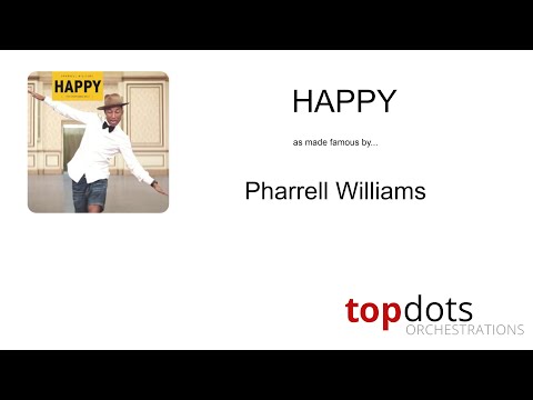 Happy - Pharrell Williams (Band arrangement) Instrumental | Top Dots Orchestrations | Key Cm