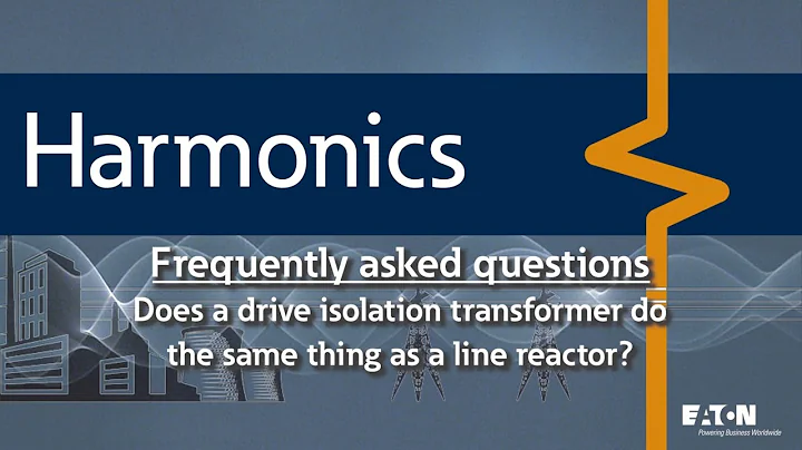 46 - Does a drive isolation transformer do the same thing as a line reactor?