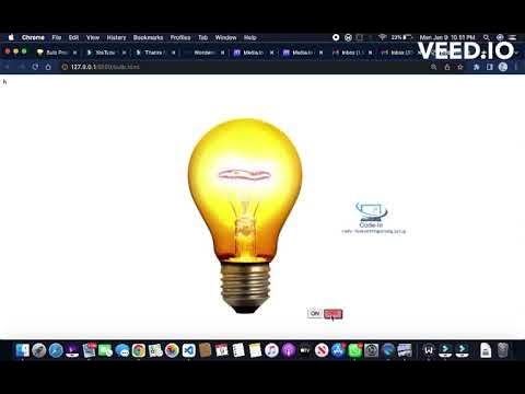 Bulb Switch On & Off with Javascript Onclick event - YouTube
