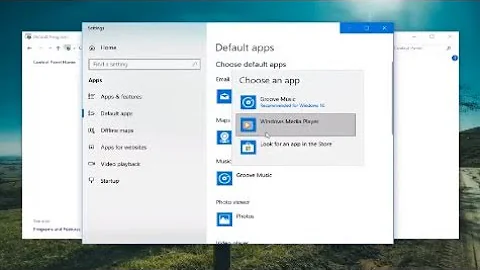 How do I change Windows Media Player default settings?