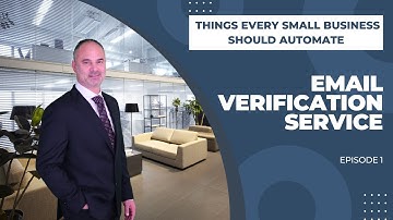 Email Verification Service Automation - Episode 1