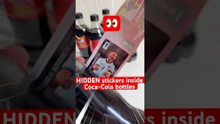 HIDDEN FREE stickers inside Coca-Cola Bottles to complete the 2026 World cup ALBUM #panini