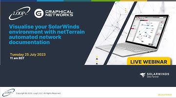 Visualise your SolarWinds environment with netTerrain automated network documentation