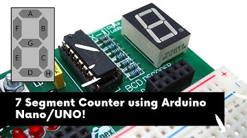 How to make a 7 Segment Counter Display using Arduino Nano/UNO!| Arduino Project idea for Beginners!