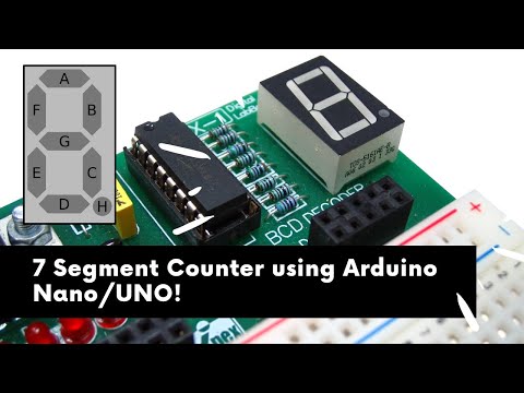 How to make a 7 Segment Counter Display using Arduino Nano/UNO!| Arduino Project idea for Beginners!