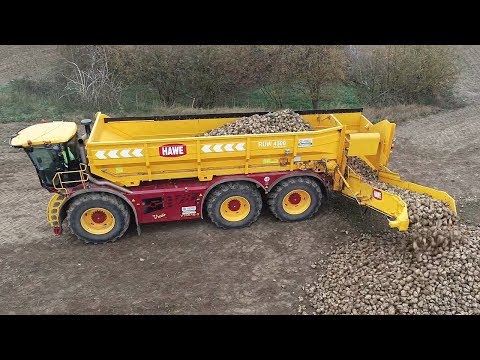 Vredo VT5518.3 met bietentransportbunker van Hawe en 550 pk
