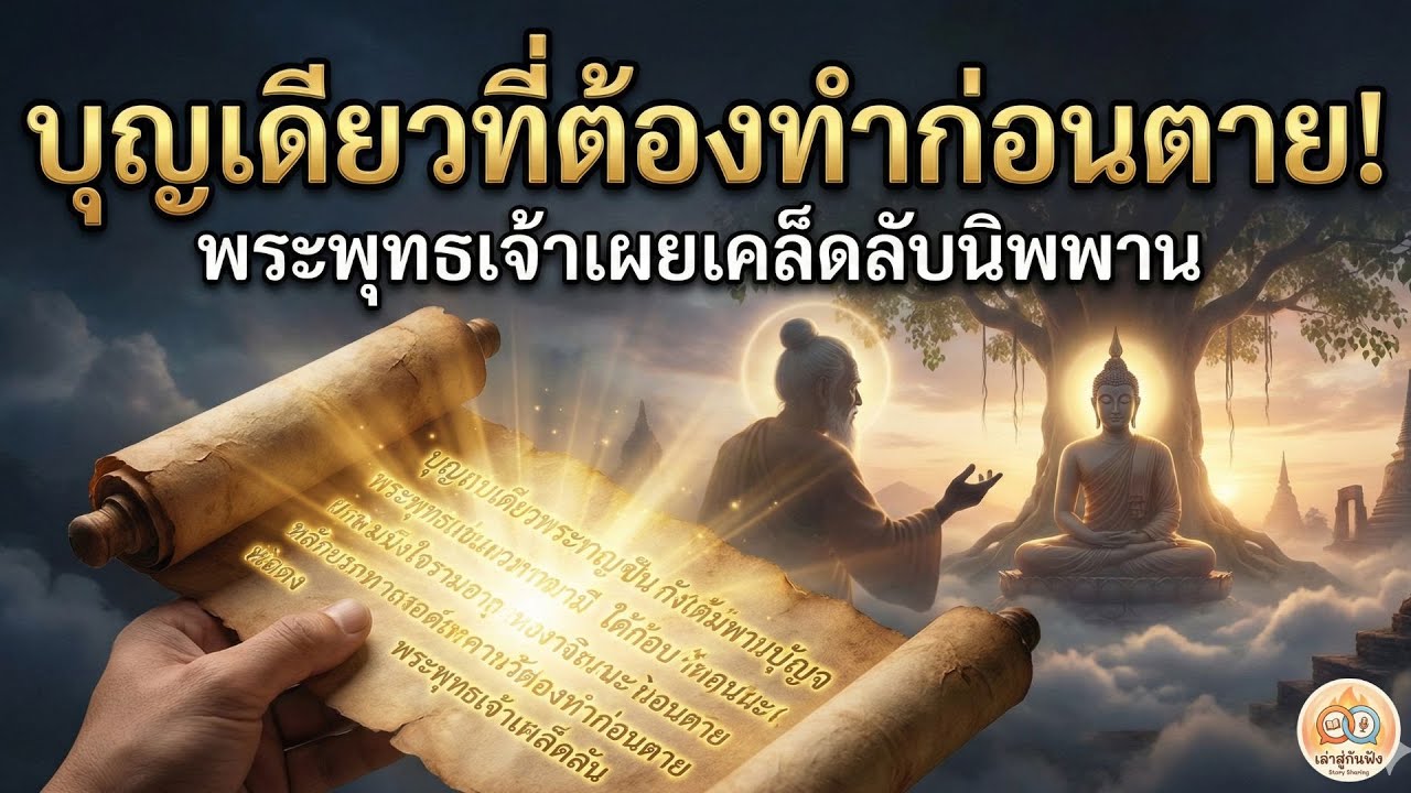 บุญเดียวที่ต้องทำก่อนตาย! | พระพุทธเจ้าเผยเคล็ดลับนิพพานภายในภพนี้ (ฟังจบชีวิตเปลี่ยน)(ฉบับปรับปรุง)