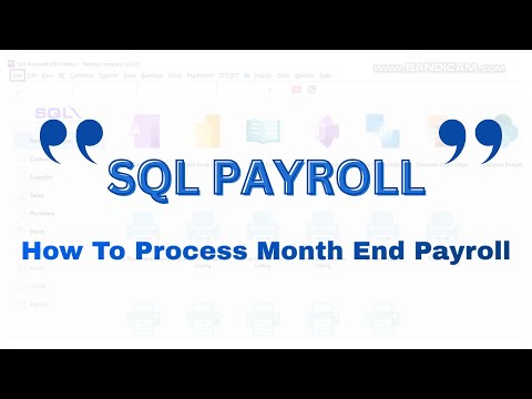 【📚SQL 学堂 • SQL PAYROLL How to Process Month-End Payroll】