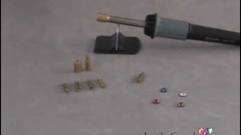 How to Apply Swarovski Hot Fix Crystals - Jewelry Making