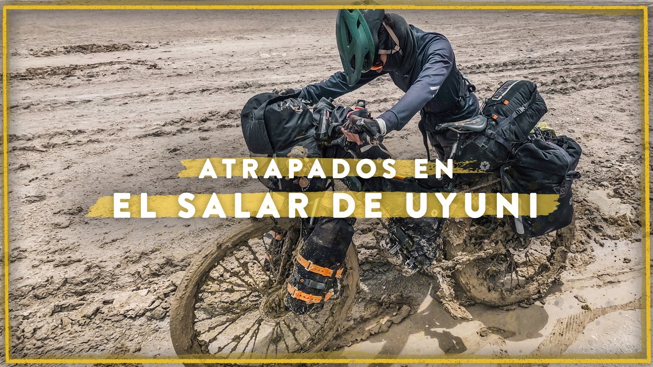 Cruzamos UYUNI en BICICLETA - La RUTA de los SALARES en BOLIVIA