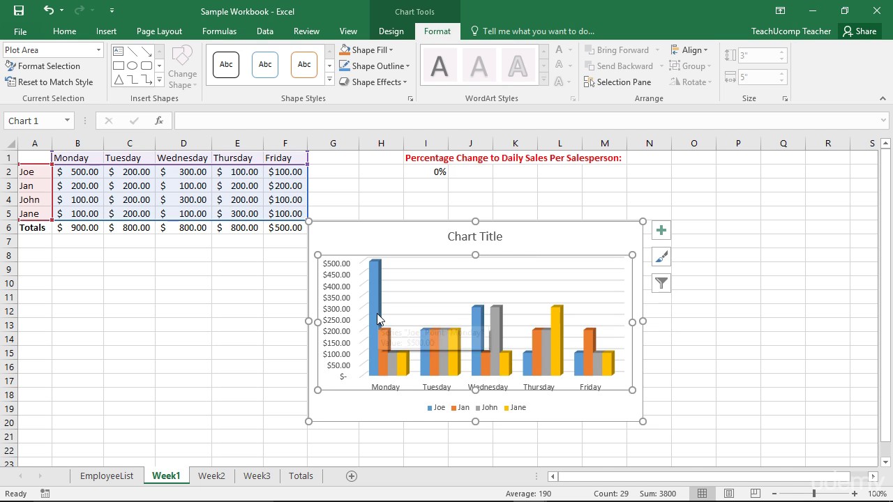 How To Select Charts and Chart Elements in Excel - YouTube